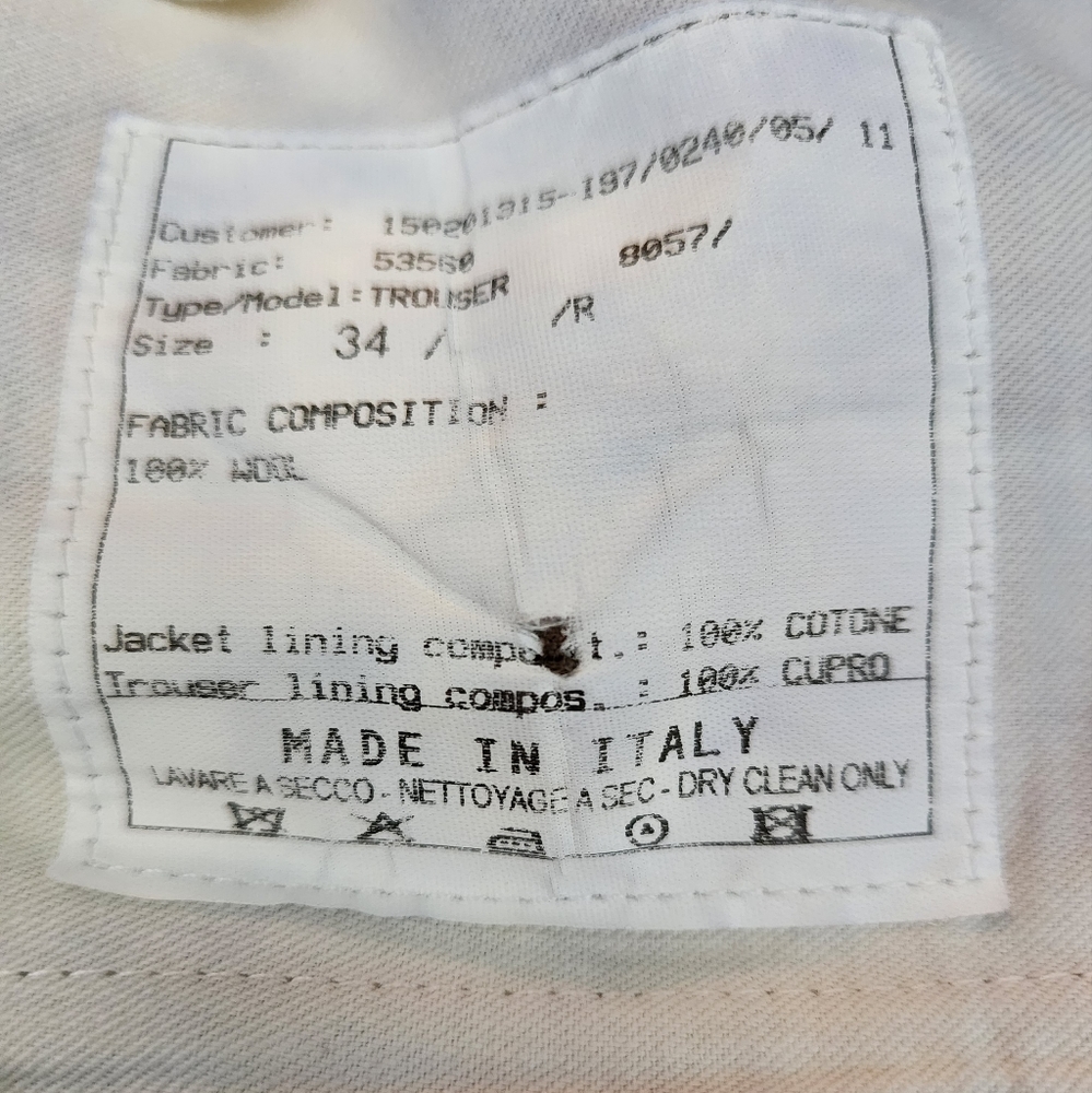 Bergdorf Goodman Size 34 Olive Dress Pants - Picture 4 of 6
